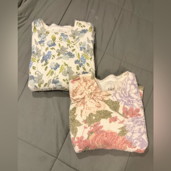 Joie Sweaters - Bundle 2 Joie Floral Sweaters